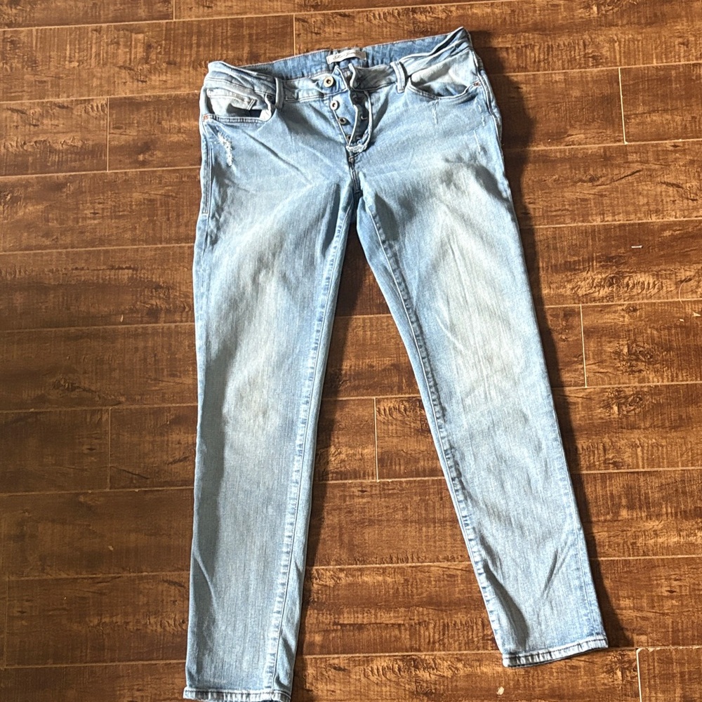 Mavi Women's Sky Blue Skinny Jeans